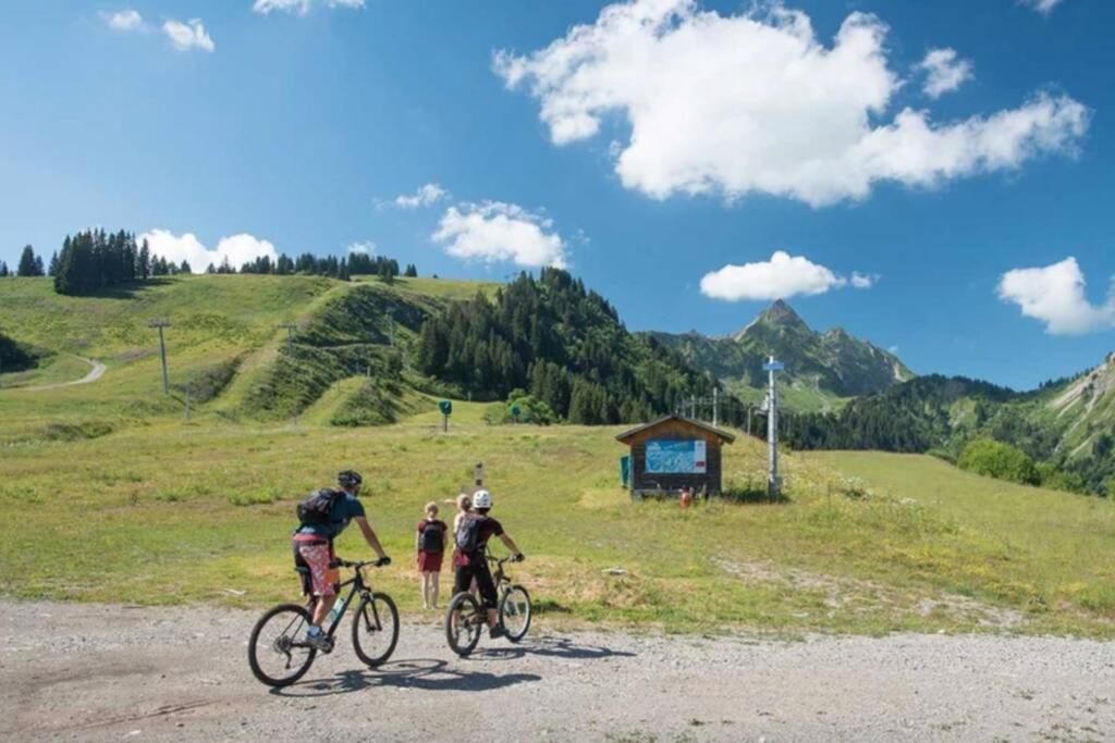 Les Cimes, Chaleureux Studio 4 Pers, 50M Du Telecabine, Vue Degagee Sur Les Pistes, Draps Non Compris Saint-Jean-dʼAulps エクステリア 写真