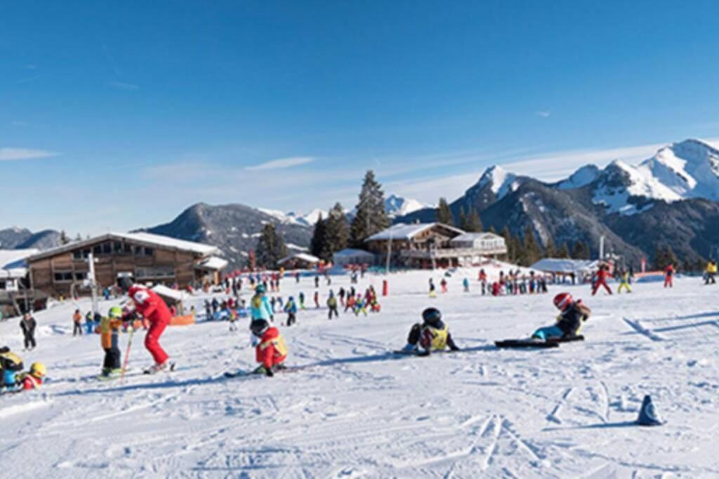 Les Cimes, Chaleureux Studio 4 Pers, 50M Du Telecabine, Vue Degagee Sur Les Pistes, Draps Non Compris Saint-Jean-dʼAulps エクステリア 写真