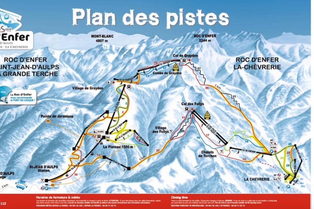 Les Cimes, Chaleureux Studio 4 Pers, 50M Du Telecabine, Vue Degagee Sur Les Pistes, Draps Non Compris Saint-Jean-dʼAulps エクステリア 写真